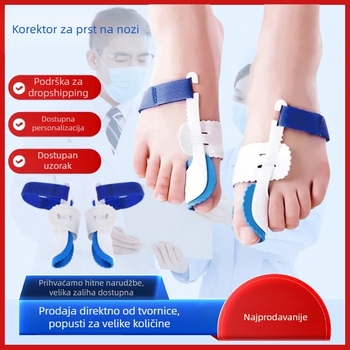 Korektor Hallux valgus za lijevu i desnu nogu – PVC ortoza za odrasle, cjelogodišnja upotreba