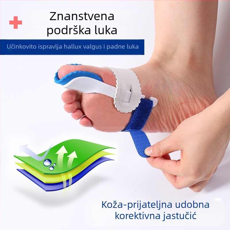 Korektor Hallux valgus za lijevu i desnu nogu – PVC ortoza za odrasle, cjelogodišnja upotreba