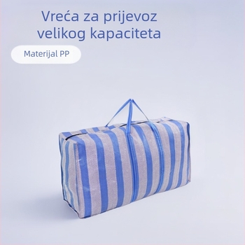 PP tkanu vreću, prijenosna vreća za preseljenje i spremanje posteljine, nosivost 100 kg