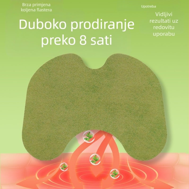 Koljeni flaster za moksibustiju – netkani materijal, Henglitang, 12 flastera u kutiji