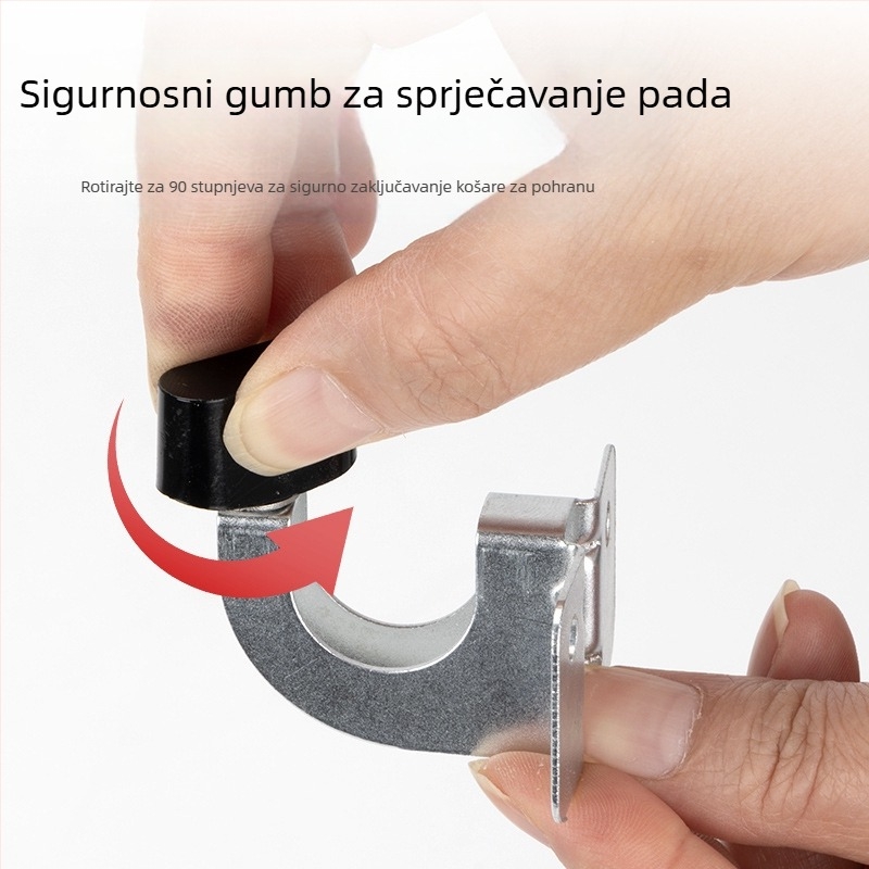 Zidni držač za crijevu za vrt s galvaniziranim metalnim okvirom; Težina: 25; Materijal: galvanizirani