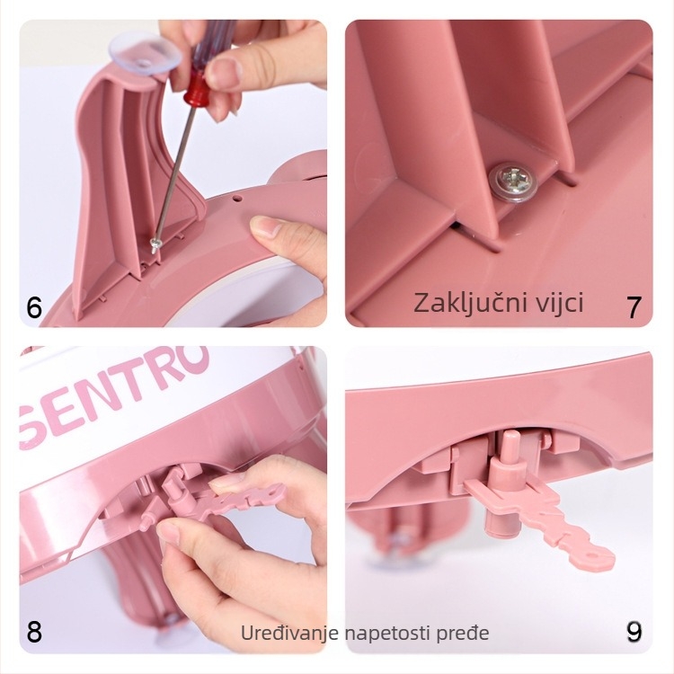 Stroj za pletenje vune — pakiranje u boji kutija, plastična konstrukcija, pogodno za sve dobne skupine, kategorija: Stroj za pletenje vune