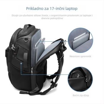 Outwalk ruksak za kameru – vodootporan, zaštita od krađe, otporan na habanje Oxford tkanina, zakrivljeni remen na ramenu, pogodan za DSLR i bezzrcalne kamere