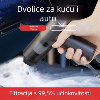 Prijenosni usisavač za auto s bežičnim punjenjem, 9000 Pa, 35W, 7.4V