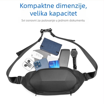 Muška crossbody torba – Oxford tkanina, vodootporna, ulični stil