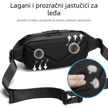 Muška crossbody torba – Oxford tkanina, vodootporna, ulični stil