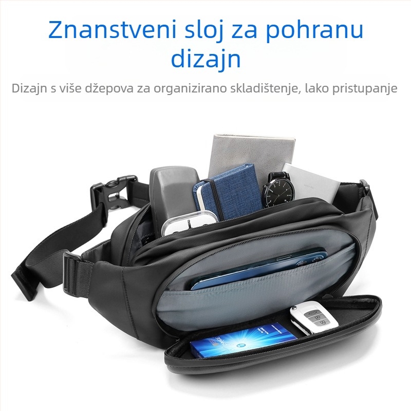 Muška crossbody torba – Oxford tkanina, vodootporna, ulični stil
