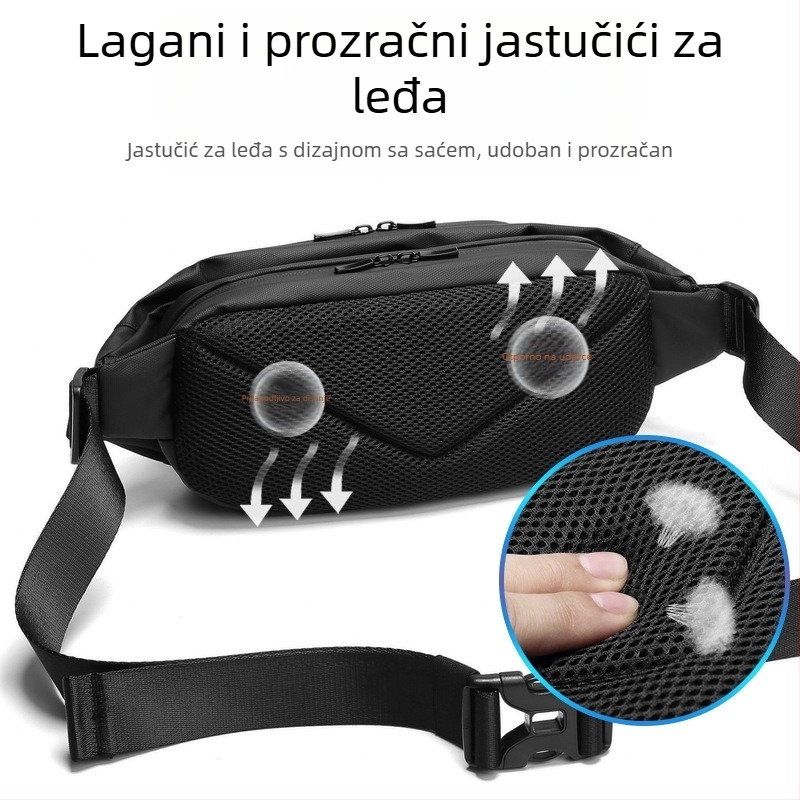 Muška crossbody torba – Oxford tkanina, vodootporna, ulični stil