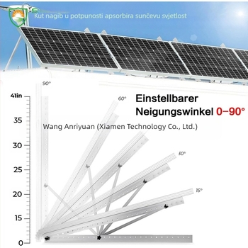 Trostruki nosač za solarni panel – aluminijska legura, anodizirani premaz, sukladnost AS/NZS1170.2, masa 1.81 kg, prenosan