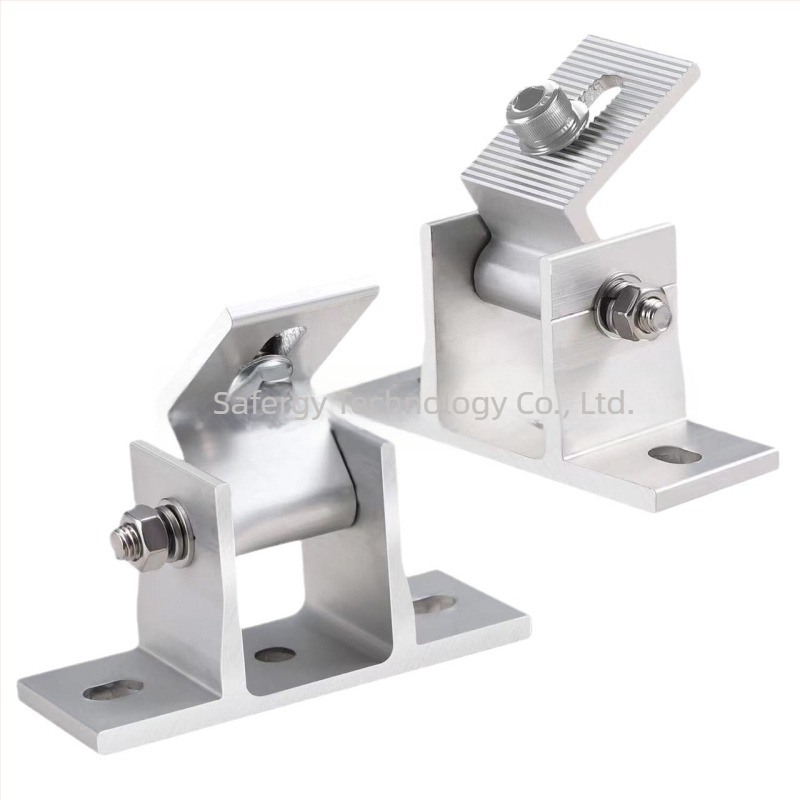 Regulirani prednji držač noge od aluminijske legure, 2-dijelni set s gumom podlogom; težina 0,55 kg; standard AS/NZS1170.2; mala anodizacija