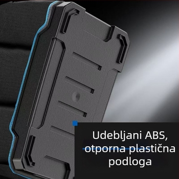 Prijenosna višenamjenska torba za alat s ojačanim platnom za električare