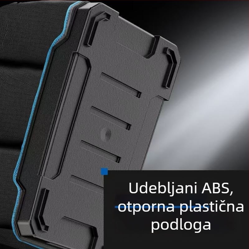 Prijenosna višenamjenska torba za alat s ojačanim platnom za električare