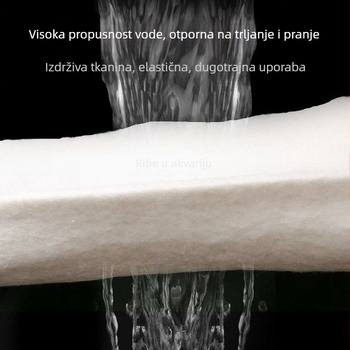 3D filter pamuk za akvarij – pamuk, visoka propusnost, suho/mokro odvajanje