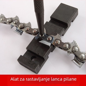 Prijenosni razdjeljivač lanca za pilu — spojnik lanca, alat za razdvajanje lanca, materijal: 40 željezo