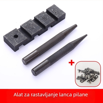 Prijenosni razdjeljivač lanca za pilu — spojnik lanca, alat za razdvajanje lanca, materijal: 40 željezo