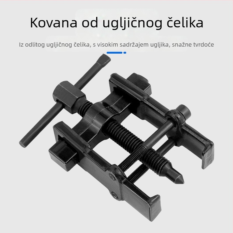 Vučni odvijač za ležaje s dvjema šapama, kovinska ugljična čelik, Prosperity