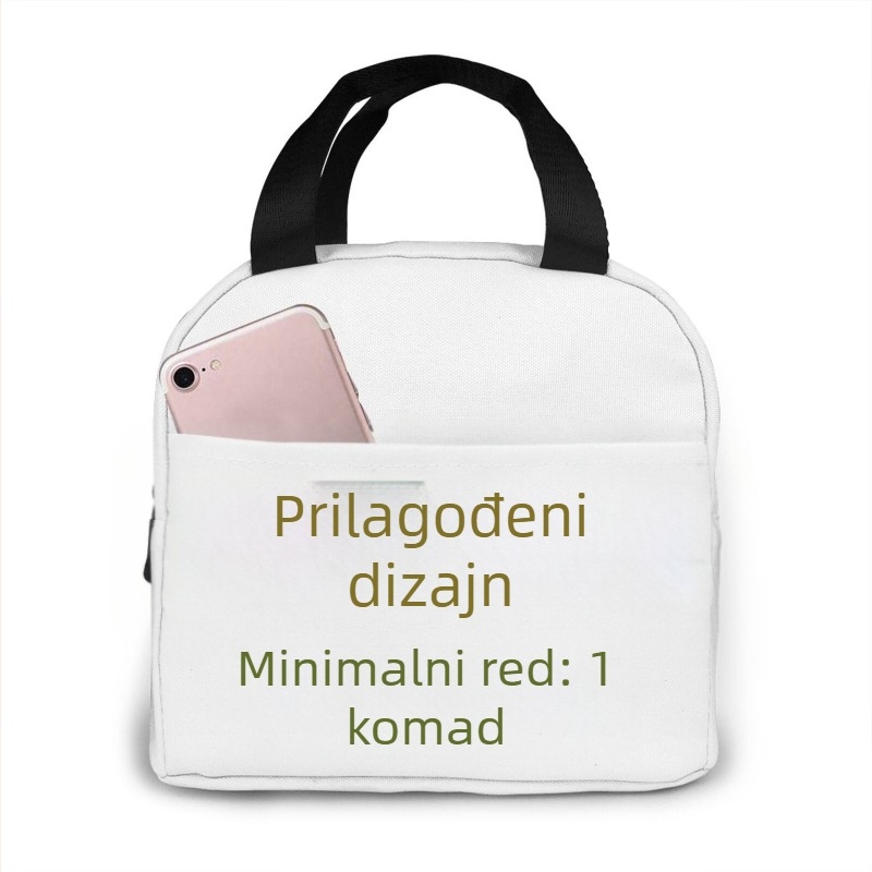 Prijenosna izolirana torba za ručak — Oxford platno, veliki kapacitet, sklopiva, lansirano 2024.