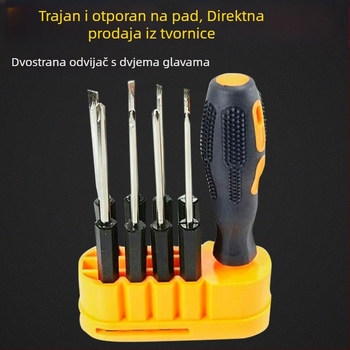 Set odvijača od 3 komada: magnetski, izolirani, od karbonskog čelika; dvostrano završene Phillips/ravni odvijač i Torx bit (Model 01)