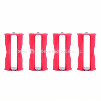 Baterijski adapter-barrel 1.5V, No.7 do No.2, četiri AAA u paralelnoj konfiguraciji, 4 odjeljka, izlaz tipa C