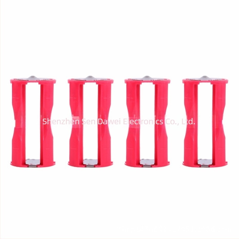 Baterijski adapter-barrel 1.5V, No.7 do No.2, četiri AAA u paralelnoj konfiguraciji, 4 odjeljka, izlaz tipa C