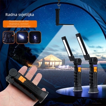 Radno svjetlo – višestruko sklopno prijenosno svjetlo za šator, magnetski LED za vanjsku uporabu i održavanje automobila