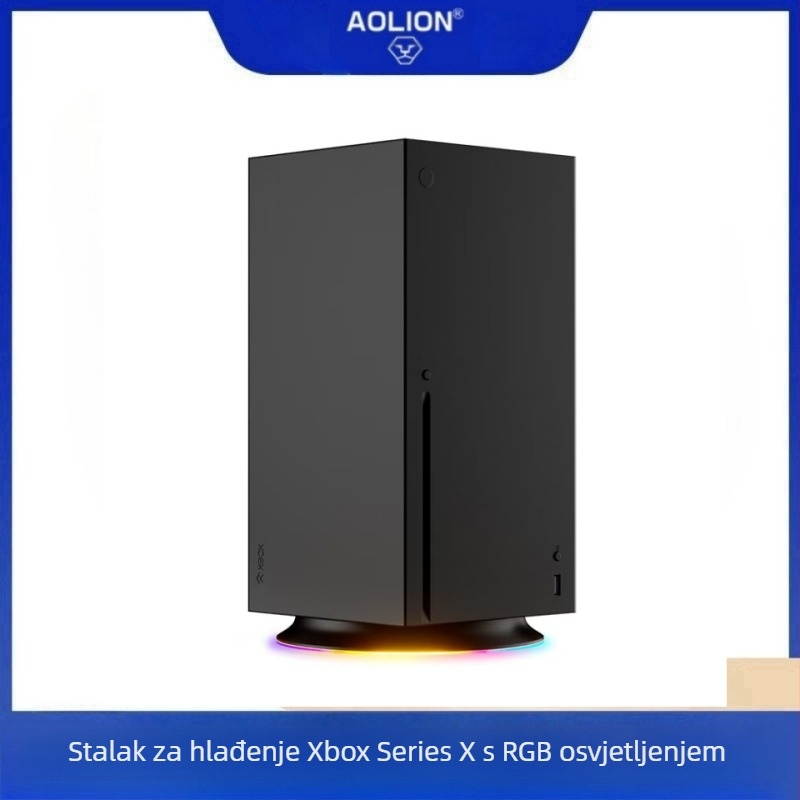 Xbox Series X uspravna baza s RGB osvjetljenjem, hlađenjem, skladištem i USB-C sučeljem te ABS materijalom