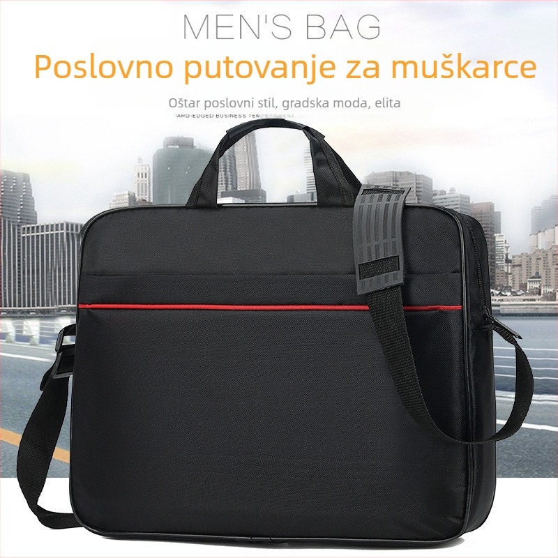 Poslovna torba za prijenosno računalo Baoshun, najlon, jednobojna, proljeće 2024, poslovni stil