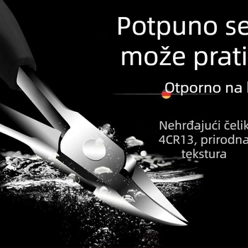 Set alata za pedikuru od nehrđajućeg čelika: kliješta za brazdu noktiju, šikimi nožicama i višenamjenske pinzete