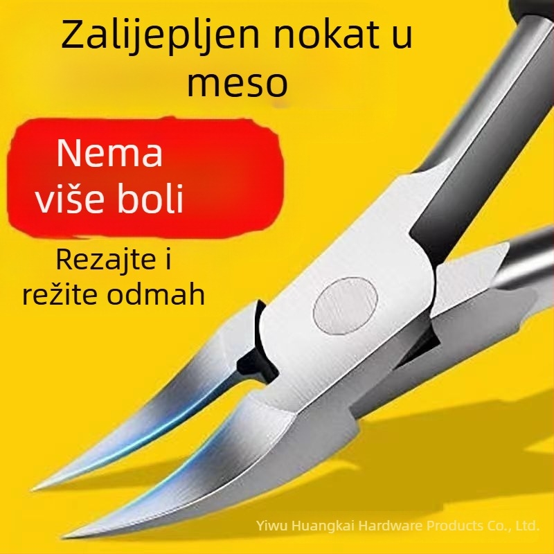 Set alata za pedikuru od nehrđajućeg čelika: kliješta za brazdu noktiju, šikimi nožicama i višenamjenske pinzete