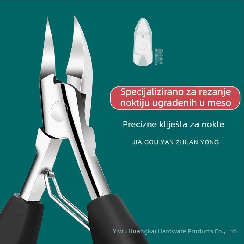 Set alata za pedikuru od nehrđajućeg čelika: kliješta za brazdu noktiju, šikimi nožicama i višenamjenske pinzete
