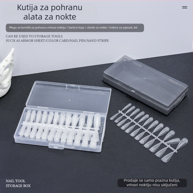 GNDG OEM Plastična kutija za manikuru – kutija za pohranu alata za nokte