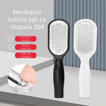 Pilnik za stopala s poklopcem za uklanjanje mrtve kože i zadebljanja | plastika + nehrđajući čelik | 70,4 g | jednopakiranje