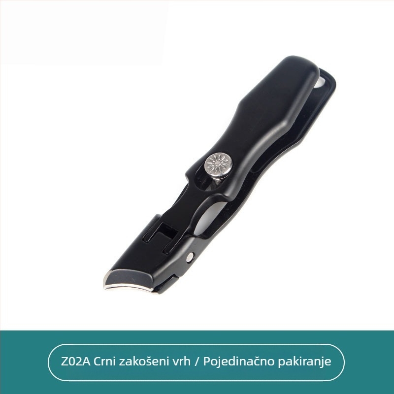 Set kliješta za nokte od nehrđajućeg čelika s velikim otvorom i kosom oštricom, za debele i tvrde nokte.