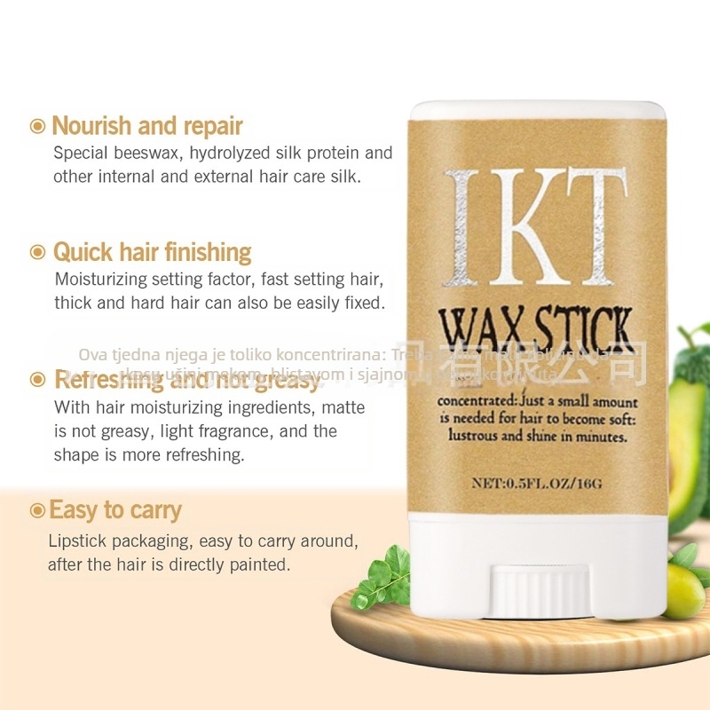 IKT Čvrsti vosak za kosu – završno oblikovanje oštećene kose, 75 g