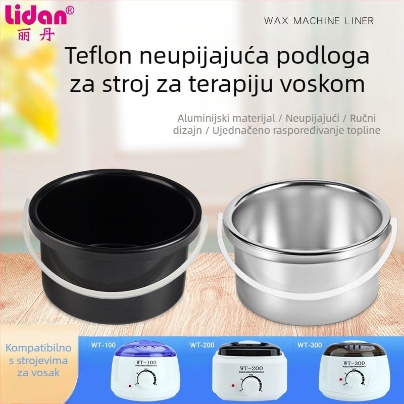 Stroj za vosak za depilaciju s neljepjivim unutarnjim loncem i zamjenjivim linerom, marka Lidan, model ND-TB1
