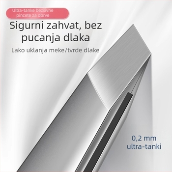 Klip za obrve, ultra-tanki nehrđajući čelik, precizno uklanjanje dlačica s obrva i brade, porijeklo Yangjiang