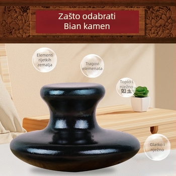 Guasha ploča od nefrita (jade), marka Longxing Jade Factory Shop, za sportsku masažu