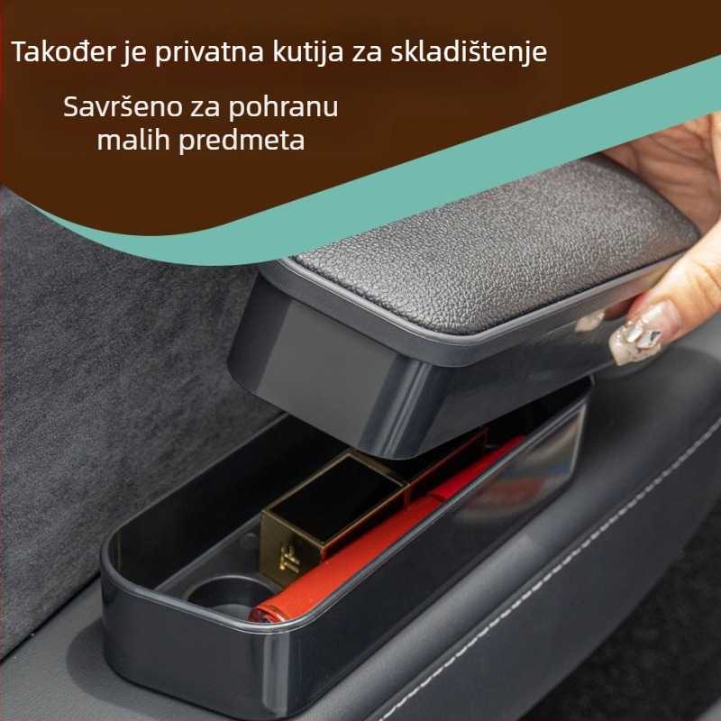 TONC plastični lijevi naslon za podlakticu automobila, univerzalni model, težina 250 g