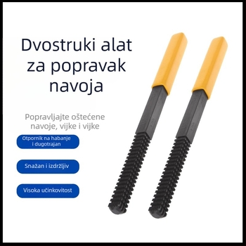 Fajl za obnovu vanjskog navoja, od ležajnog čelika, set 1 komad, standard: nacionalni sustav, za kućnu uporabu