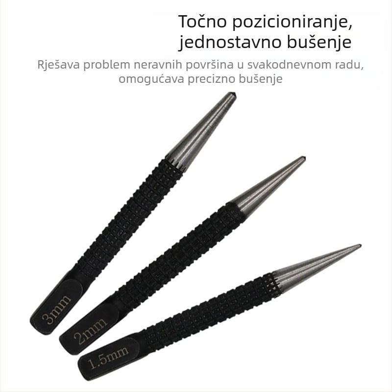 Xin mutian Center Punch 3-dijelni set - Center Punch serija