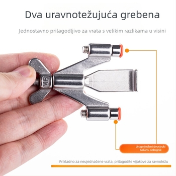 Honglesen Dvostruko podešavajući stoper za vrata — 304 precizno lijevano, model lijevo/desno, moderni minimalistički stil