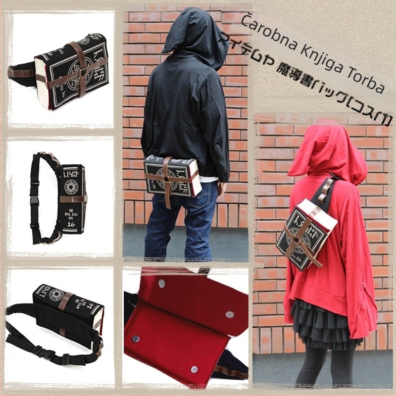 Torba preko ramena, Magijski stil, Diffuse Factory — Materijal: PU/Tekstil (kanvas), Uzrast 7–14 godina