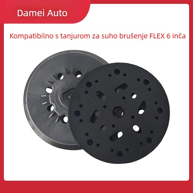 Električna posuda za brusilicu s ljepilnim diskom, 15 rupa