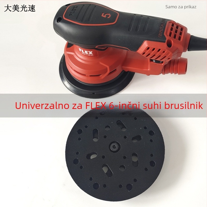 Električna posuda za brusilicu s ljepilnim diskom, 15 rupa