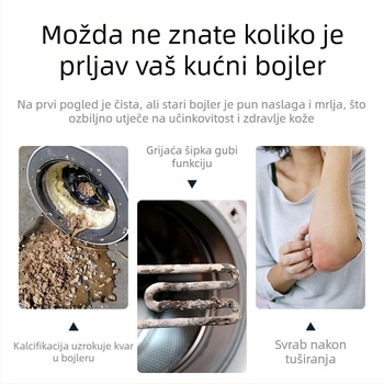 Predfiltrator za bojler – kućna upotreba; nehrđajući čelični filtar; dvostupanjsko filtriranje; zamjenjivi filtar; dnevni protok 3000 L; temperaturni raspon 1–65°C