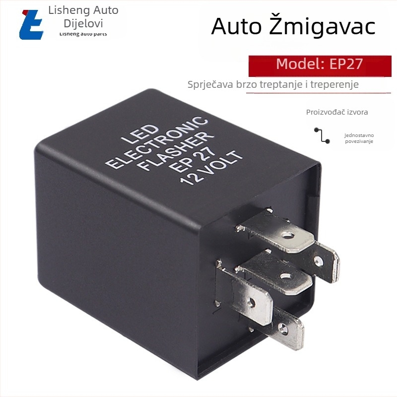LED relej za miganje automobila, 12V, 5-pin EP27/EP29