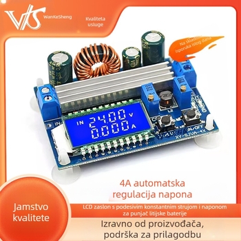 LCD modul za punjenje litijske baterije s prilagodljivim CC/CV, 4A, prikaz napona i snage