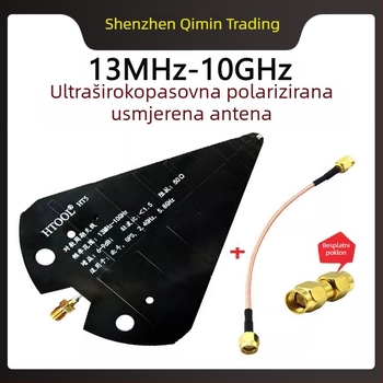 HT5 UWB logaritamska antena, 1575 MHz / 2.4 GHz / 5.8 GHz širokopojasna