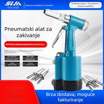 Pneumatsko hidraulični alat za zakovice za aluminijska vrata i prozore, alat za izvlačenje zakovica za aluminijske ljestve