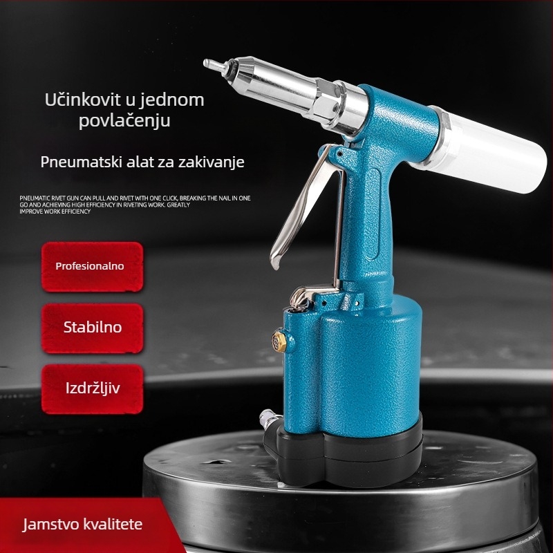Pneumatsko hidraulični alat za zakovice za aluminijska vrata i prozore, alat za izvlačenje zakovica za aluminijske ljestve